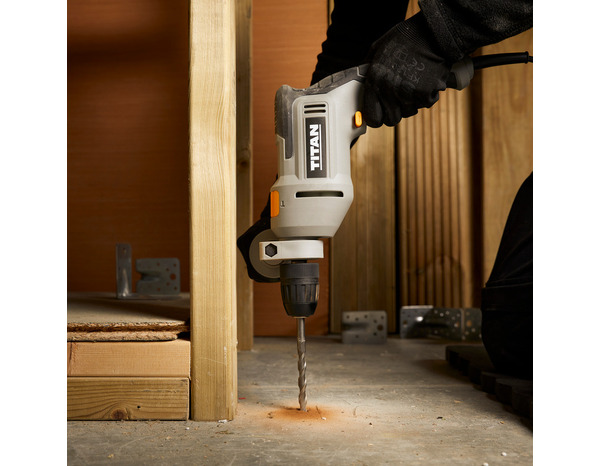 Perceuse à percussion 600 W 1 vitesse - Titan - Brico Dépôt