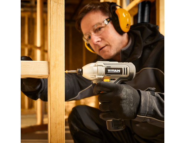 Visseuse à choc 12 V  + 1 batterie 1.5 Ah Li-ION - Titan - Brico Dépôt