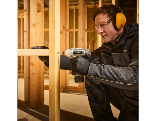 Visseuse à choc 12 V  + 1 batterie 1.5 Ah Li-ION - Titan - Brico Dépôt