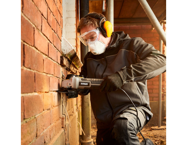 Meuleuse d'angle filaire 750 W - 115 mm - Titan - Brico Dépôt