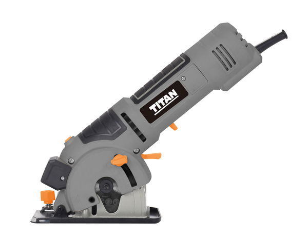 Mini scie circulaire filaire 500 W - Titan - Brico Dépôt