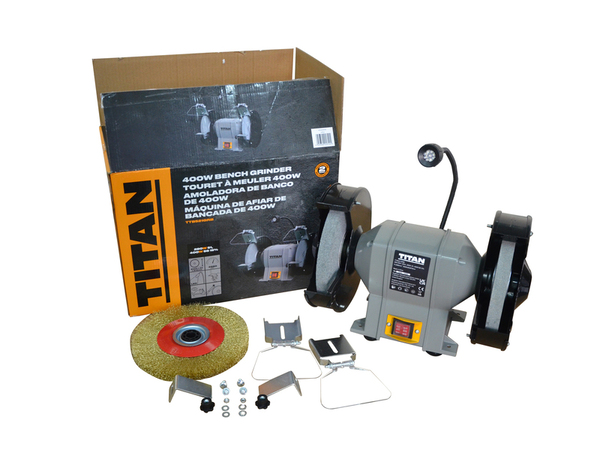 Touret à meuler 400 W - 150 mm - Titan - Brico Dépôt