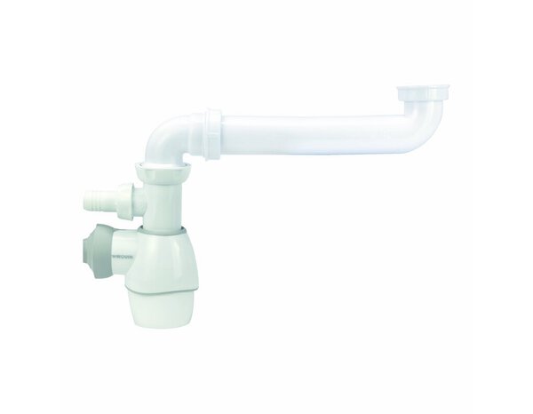 Siphon lavabo ajustable - 32/40 mm - Wirquin - Brico Dépôt
