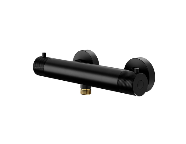 Mitigeur douche thermostatique noir "Livie" - Cooke and Lewis - Brico Dépôt