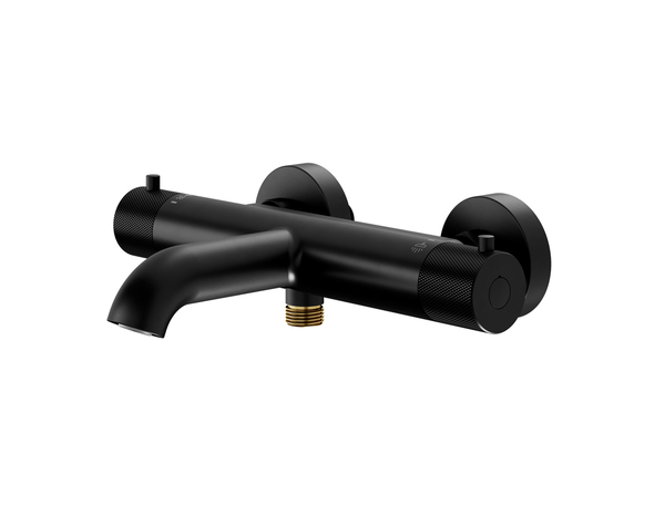 Mitigeur bain/douche thermostatique noir "Livie" - Cooke and Lewis - Brico Dépôt