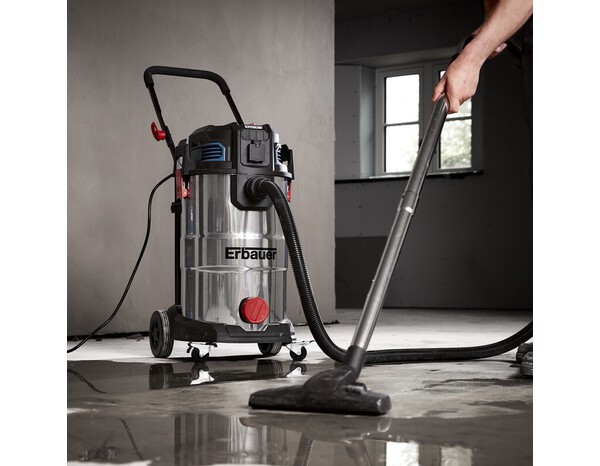 Aspirateur eau et poussière 40 l - 1400 W - Erbauer - Brico Dépôt