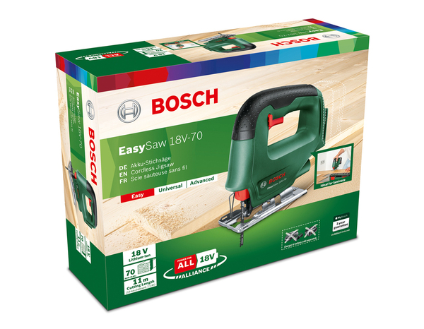 Scie sauteuse sans-fil EasySaw 18V-70 - Bosch - Brico Dépôt