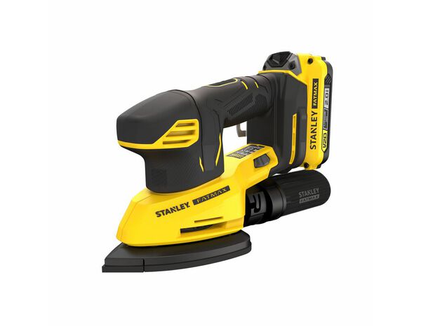 Ponceuse de finition V20 18 V + 1 batterie 2 Ah - Stanley Fatmax - Brico Dépôt