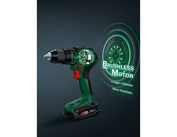 Pack perceuse percussion sans-fil UniversalImpact 18V-60 brushless + 2 batteries 2,0 Ah - Bosch - Brico Dépôt