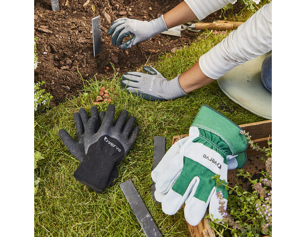 Lot de 3 paires de gants multi travaux T9 - Brico Dépôt