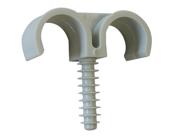 25 attaches FIX-RING à frapper Ø 20 en nylon - I.N.G. Fixations - Brico Dépôt