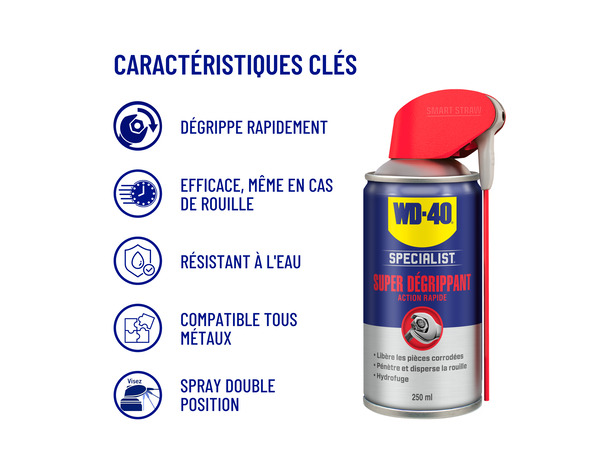 Wd40 Specialist super dégrippant 250 ml - WD40 - Brico Dépôt