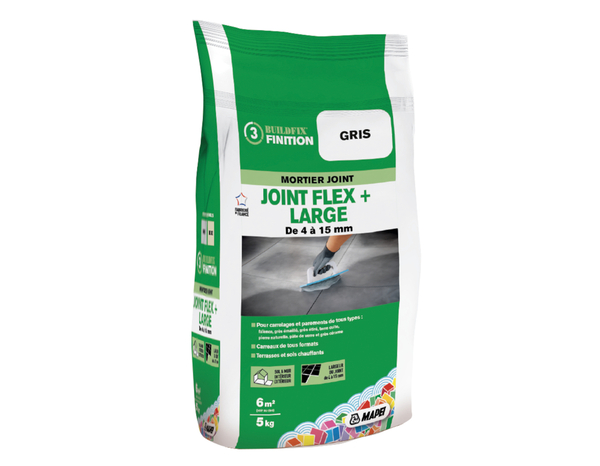 Joint Flex + Large gris - Sac de 5 kg - Mapei - Brico Dépôt