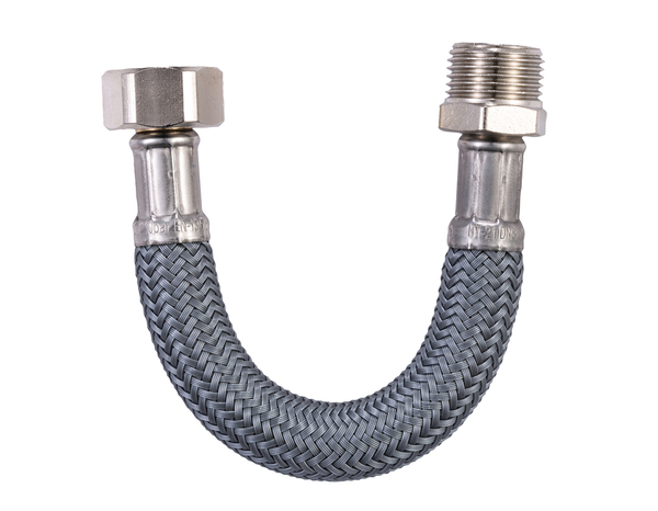 Flexible d'alimentation en eau 15 cm - Mâle/Femelle Filetages 12/17 - Brico Dépôt