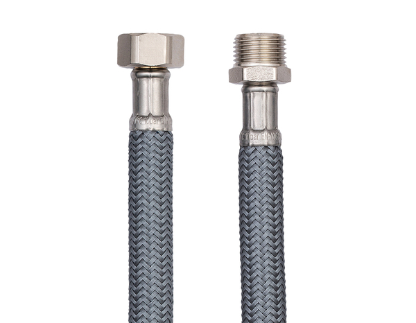 Flexible d'alimentation en eau 15 cm - Mâle/Femelle Filetages 12/17 - Brico Dépôt