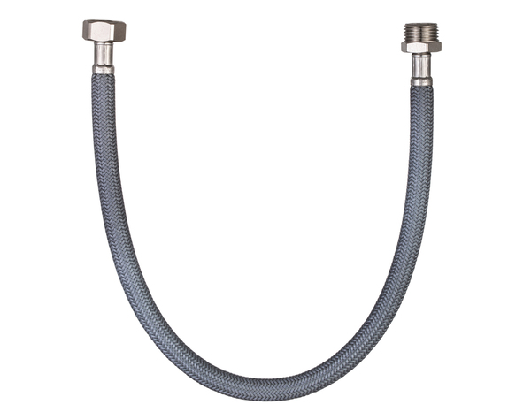 Flexible d'alimentation en eau 30 cm - Mâle/Femelle Filetages 15x21 - Brico Dépôt