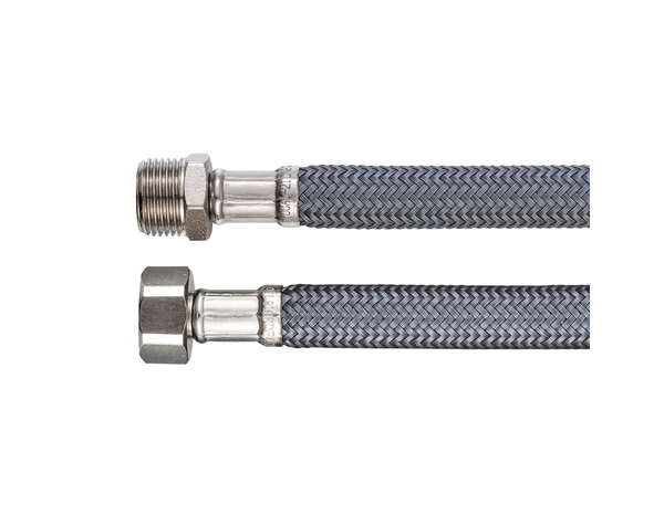 Flexible d'alimentation en eau 30 cm - Mâle/Femelle Filetages 15x21 - Brico Dépôt