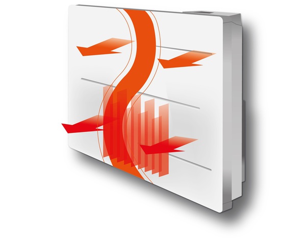 Radiateur double cœur de chauffe VESTFOLD 1000 W - H.45xL.59cm Ép.12,5 cm - Brico Dépôt