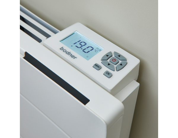 Radiateur double cœur de chauffe VESTFOLD 1500W - H. 45 x L.79 cm Ép.12,5 cm - Brico Dépôt