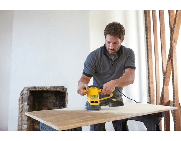 Ponceuse excentrique 480 W - 125 mm - Stanley Fatmax - Brico Dépôt