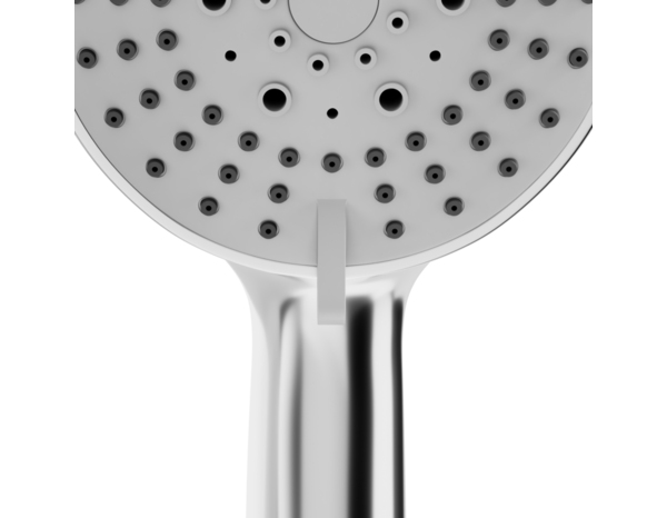 Douchette "Tamara" chrome / blanc 3 jets - Cooke and Lewis - Brico Dépôt