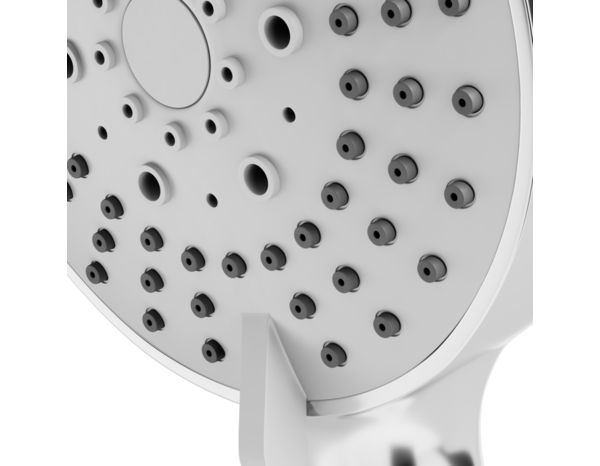 Douchette "Tamara" chrome / blanc 3 jets - Cooke and Lewis - Brico Dépôt