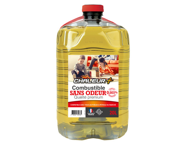 Combustible sans odeur poêle à pétrole - 20 L - Brico Dépôt