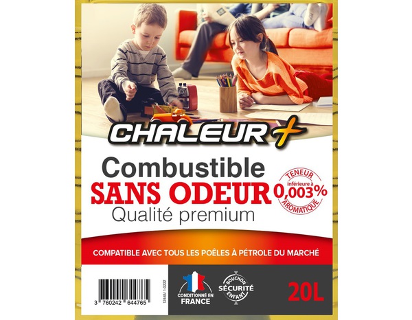 Combustible sans odeur poêle à pétrole - 20 L - Brico Dépôt