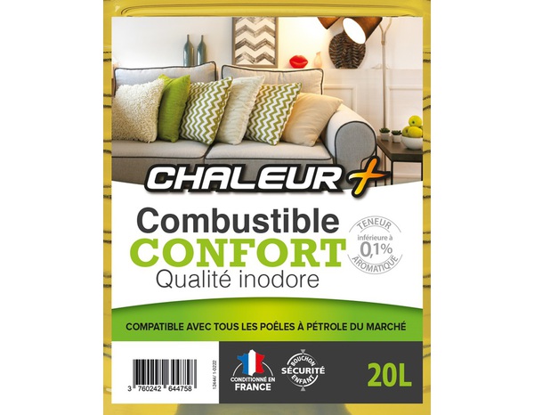 Combustible confort inodore poêle à pétrole - 20 L - Brico Dépôt