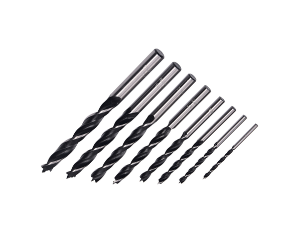 Lot de 8 mèches à bois divers tailles - Erbauer - Brico Dépôt