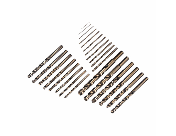 Assortiment de 25 forets au cobalt M35 pour métaux durs - Erbauer - Brico Dépôt