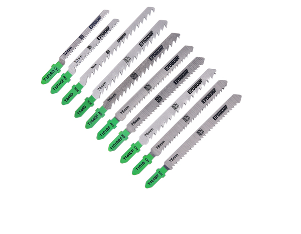 Lot de 10 lames scie sauteuse bois et métal - Erbauer - Brico Dépôt