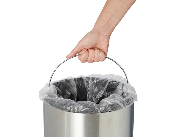 Poubelle tactile "Freisa" argent - 30 L - Cooke and Lewis - Brico Dépôt