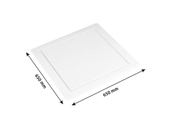 Trappe de visite en acier 60 x 60 cm système "PUSH" - Diall - Brico Dépôt