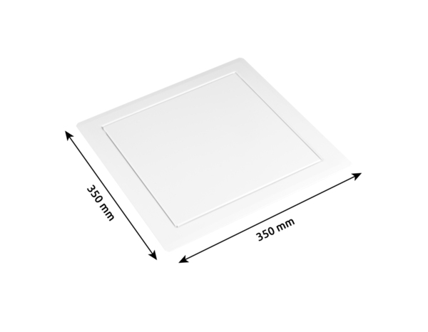 Trappe de visite en acier 30 x 30 cm système "PUSH" - Diall - Brico Dépôt