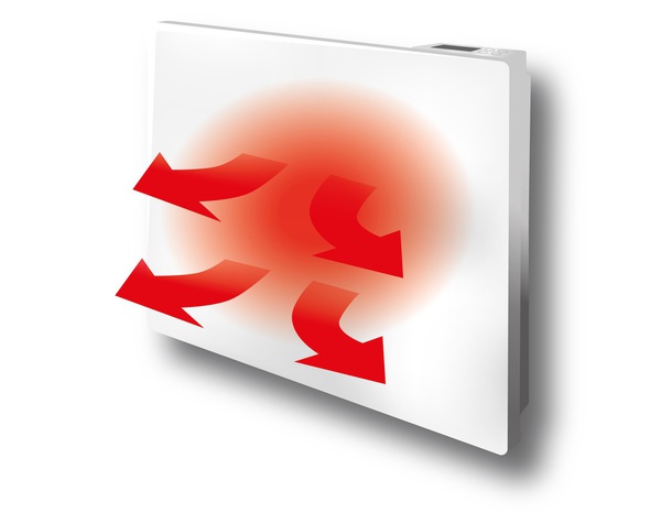 Radiateur céramique à inertie sèche "Meilla" blanc - 2 000 W - Brico Dépôt