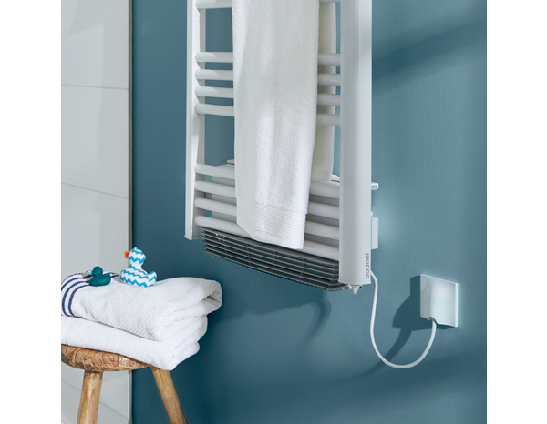 Sèche-serviettes "Eloua" - 500 W + 1 000 W - Brico Dépôt