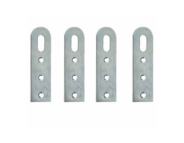 Lot de 4 attache-éléments en acier zingué pour les meubles et les caissons - Handix - Brico Dépôt