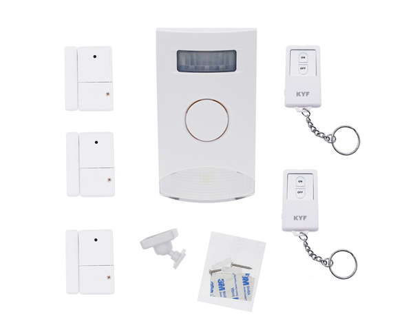 Kit alarme intérieur avec détecteur infrarouge et sirène puissante 100 db - Brico Dépôt