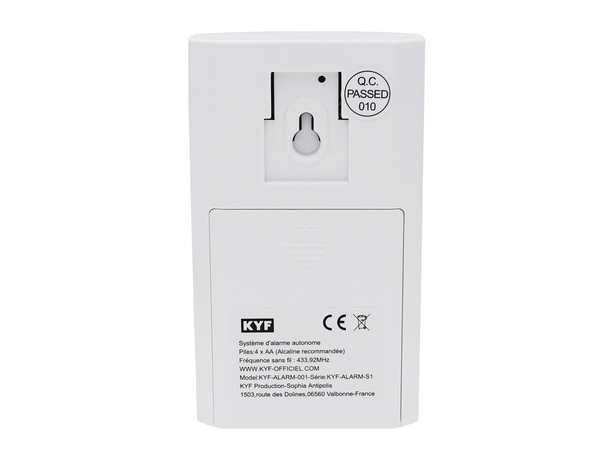 Kit alarme intérieur avec détecteur infrarouge et sirène puissante 100 db - Brico Dépôt