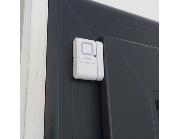 Lot de 2 mini alarmes autonomes avec sirène 105 db et fonction carillon ding dong - Brico Dépôt