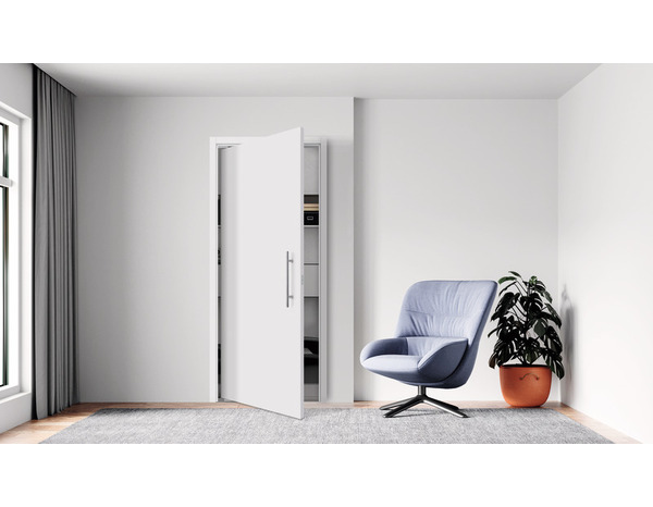 Bloc-porte avec porte pivotante blanche - H. 204 x L. 73 cm - Brico Dépôt