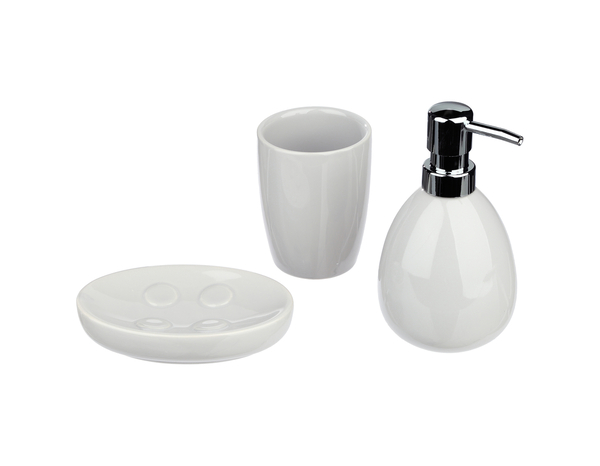 Set de salle de bain blanc "Sun" - 5 Five Simply Smart - Brico Dépôt