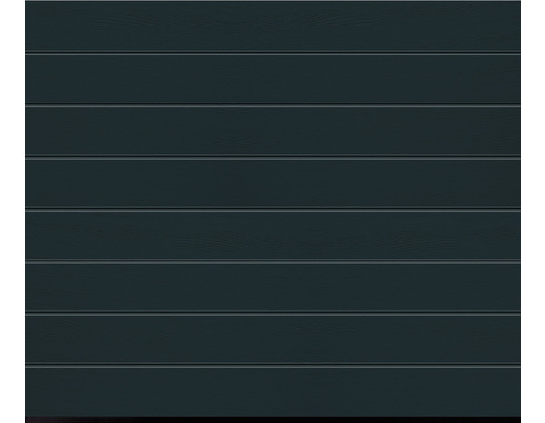 Porte de garage sectionnelle motorisée en kit gris - 200 x 240 cm - Brico Dépôt