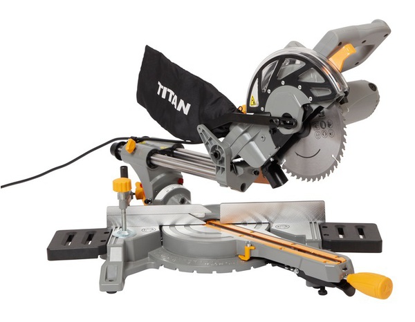 Scie à onglet radiale 1500 W - 210 mm - Titan - Brico Dépôt