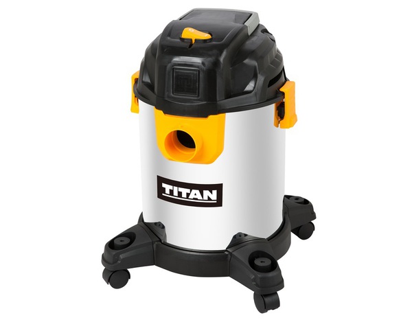 Aspirateur 20 l - 1400 W avec cuve en inox - Titan - Brico Dépôt