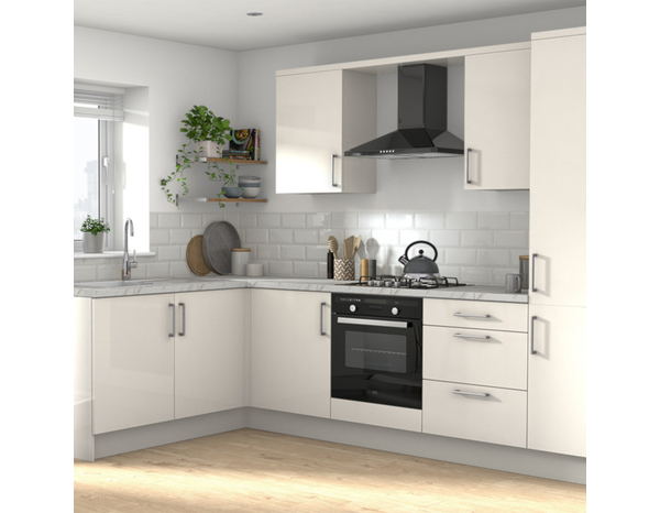 Finition d'angle "Stevia" crème l.71,5 x h.5,9 cm - GoodHome - Brico Dépôt