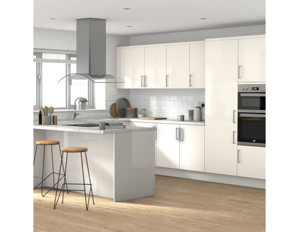 Finition d'angle "Stevia" crème l.71,5 x h.2,05 cm - GoodHome - Brico Dépôt