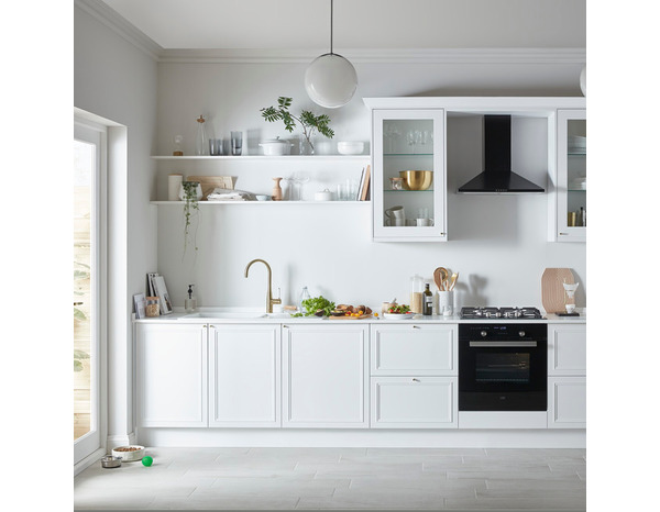 Fileur d'angle bas "Florie" blanc mat - H. 71.5cm - Cooke and Lewis - Brico Dépôt