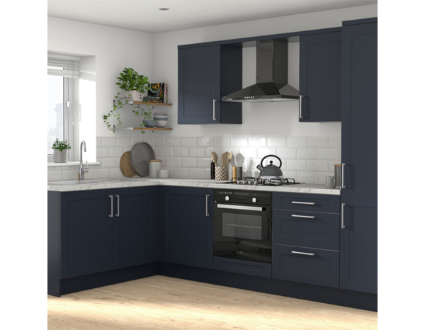 Finition d'angle "Artemisia" bleu nuit l.71,5 x h.5,9 cm - GoodHome - Brico Dépôt